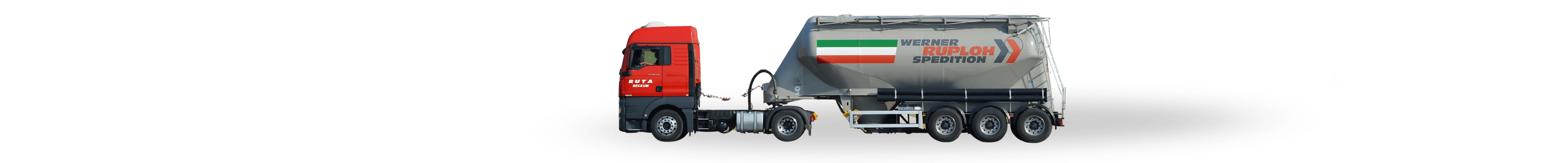 Fahrender LKW RUTA Siloauflieger