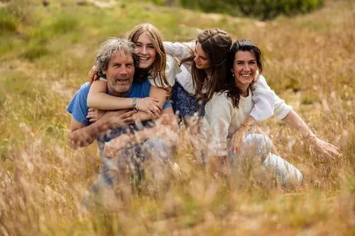 Familie fotoshoot koppel paar met kinderen