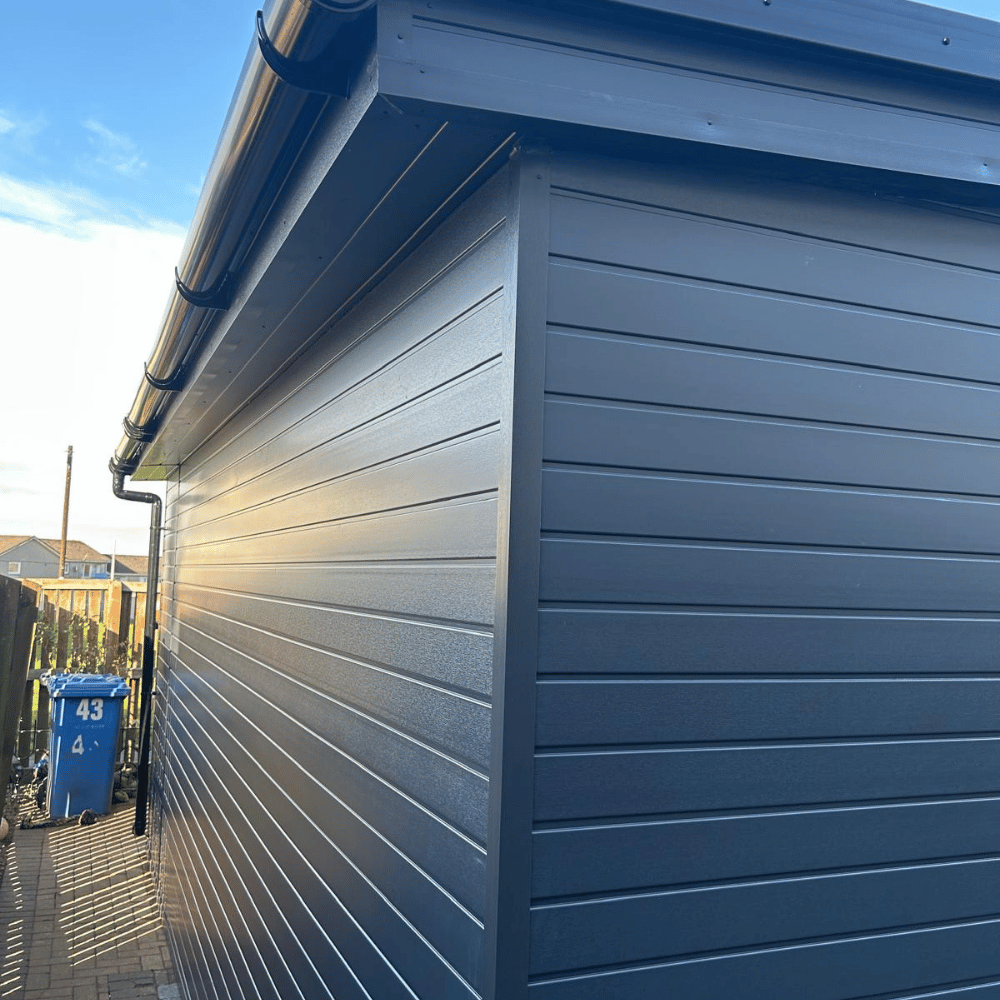 garden outbuilding cladding