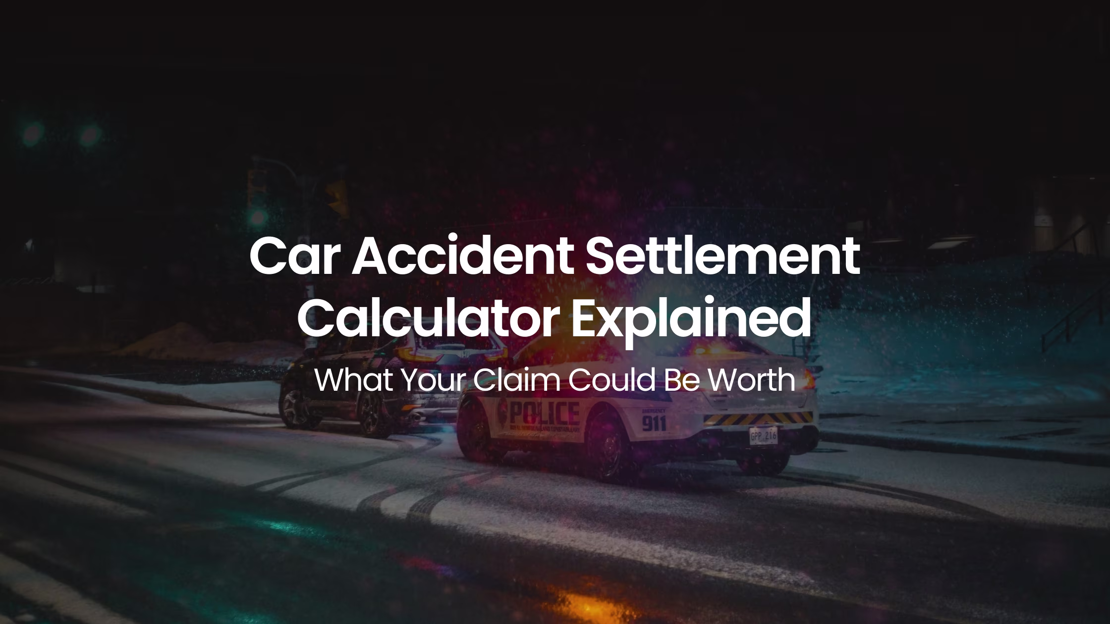 car accident settlement calculator