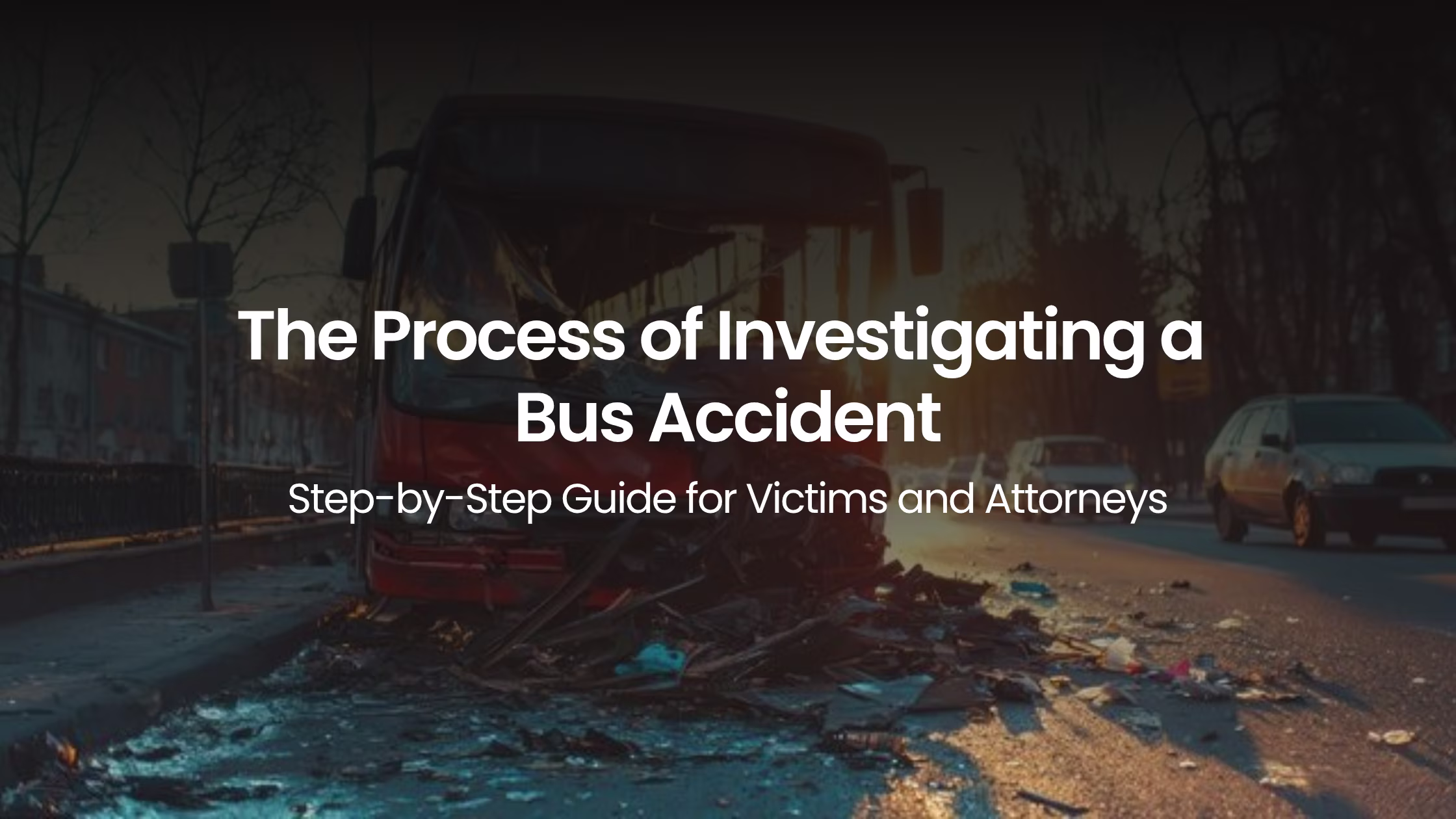 The Process of Investigating a Bus Accident: Step-by-Step Guide for Victims and Attorneys