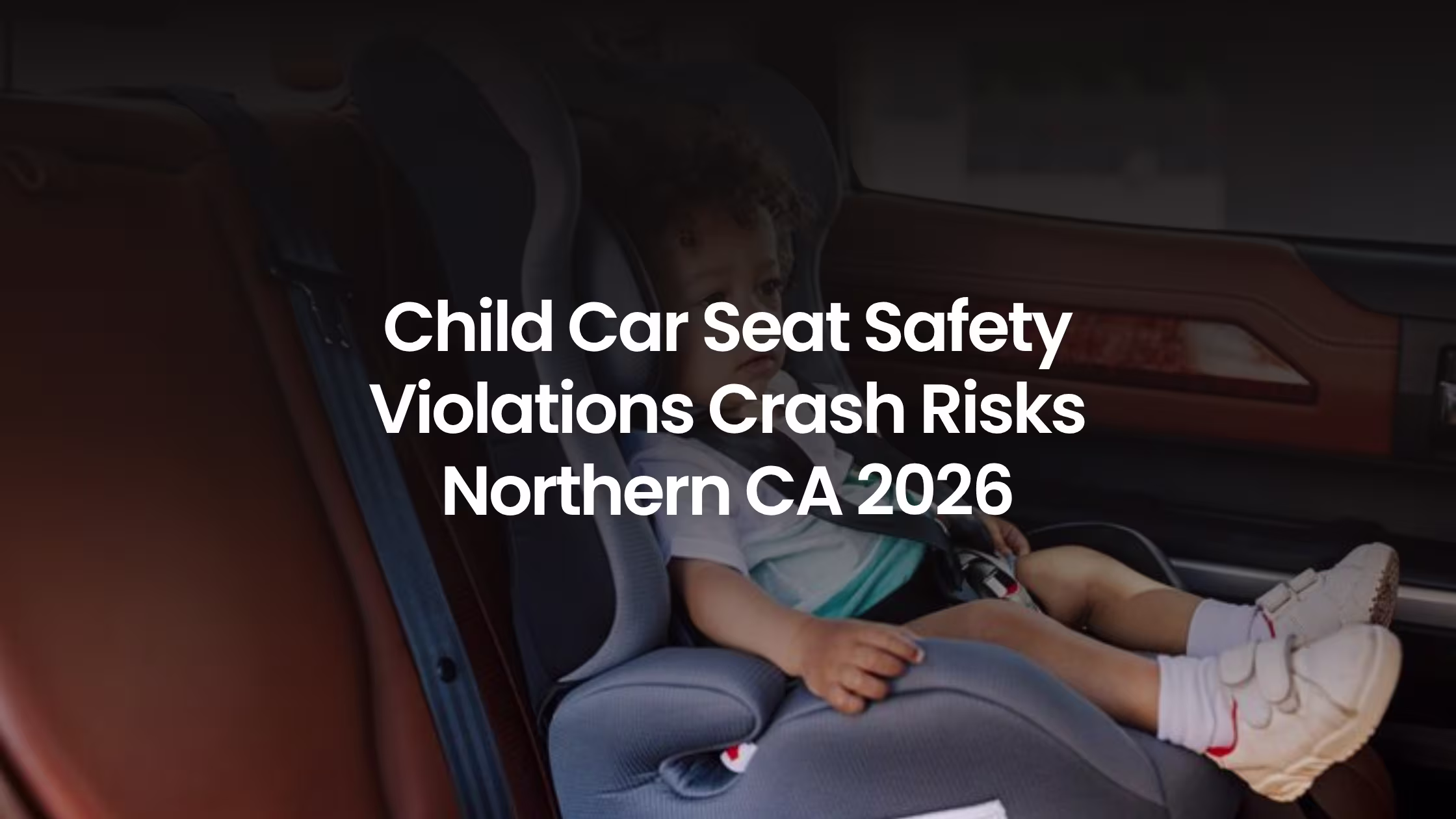 Child Car Seat Safety Violations Crash Risks Northern CA 2026