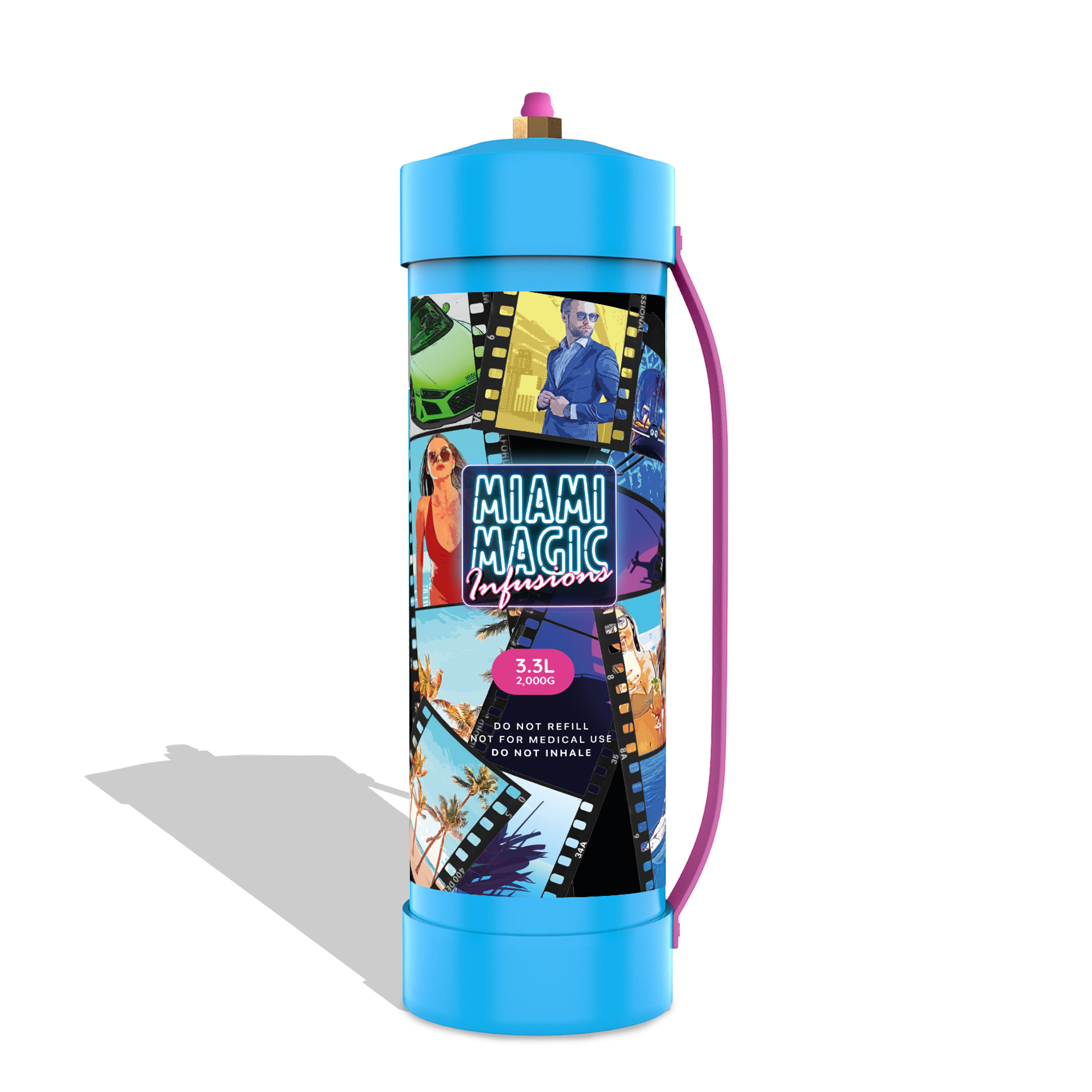 Miami Magic 3.3L/2KG Whipped Cream Chargers