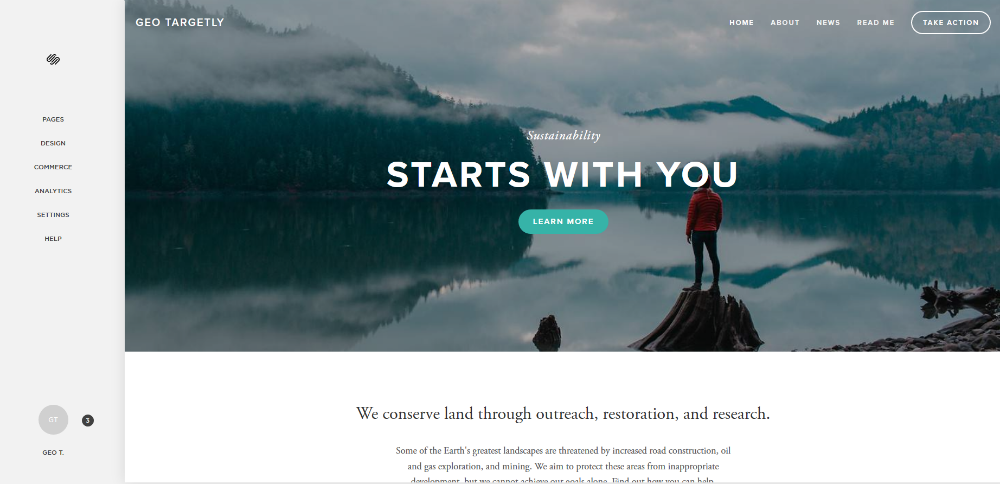 squarespace dashboard