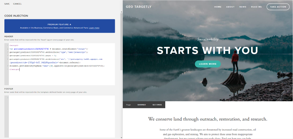 squarespace code injector
