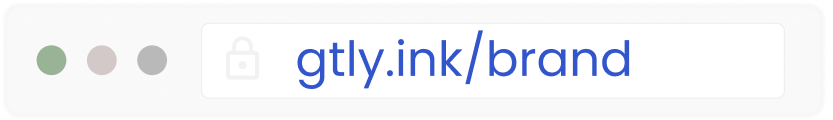 generate a dynamic short URL or connect your custom domain
