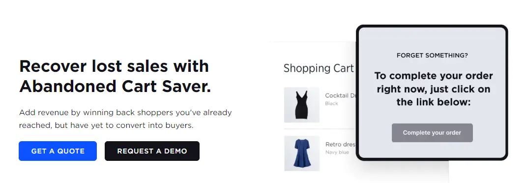 Bigommerce abandoned cart software