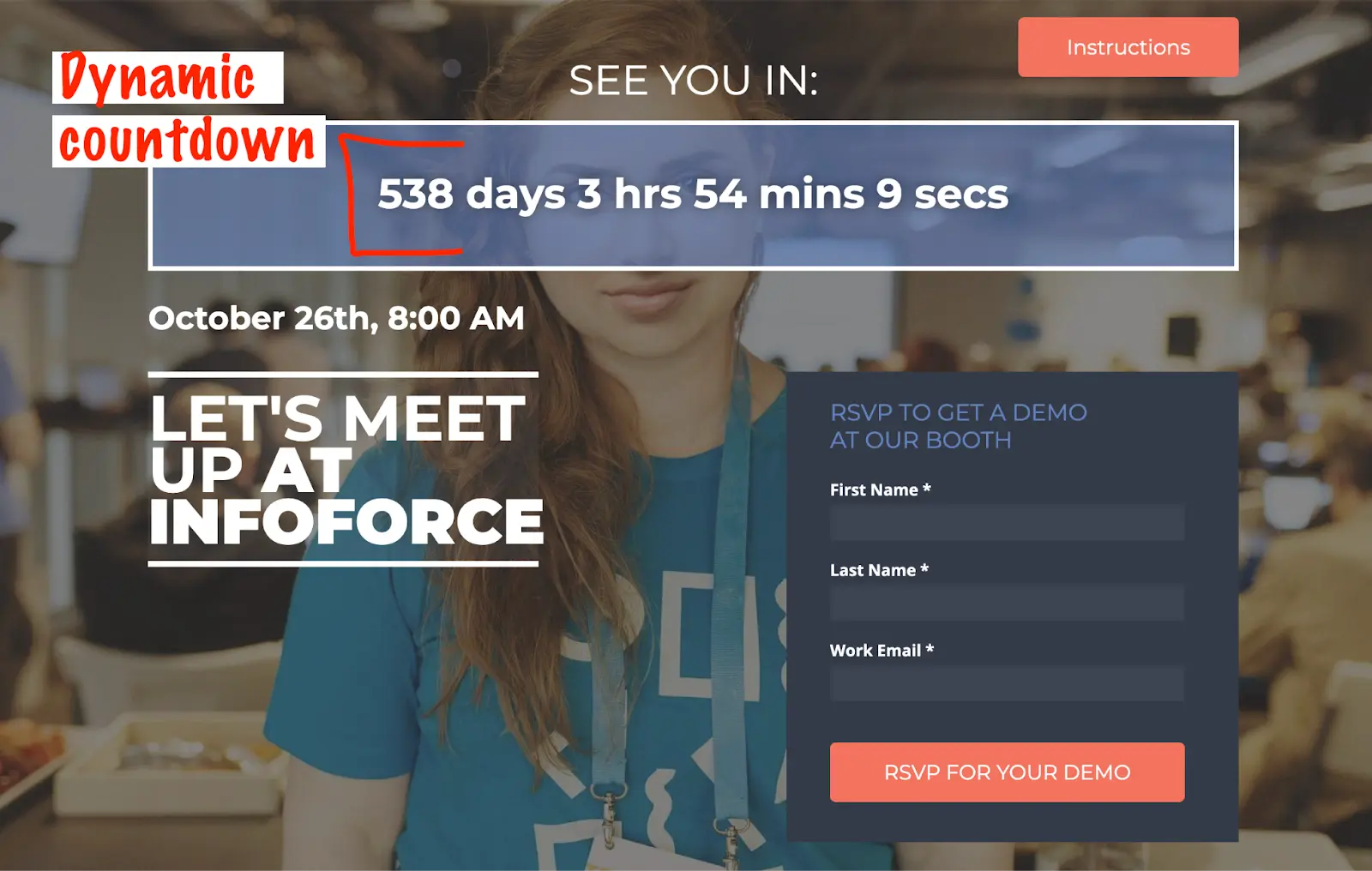 dynamic countdown example