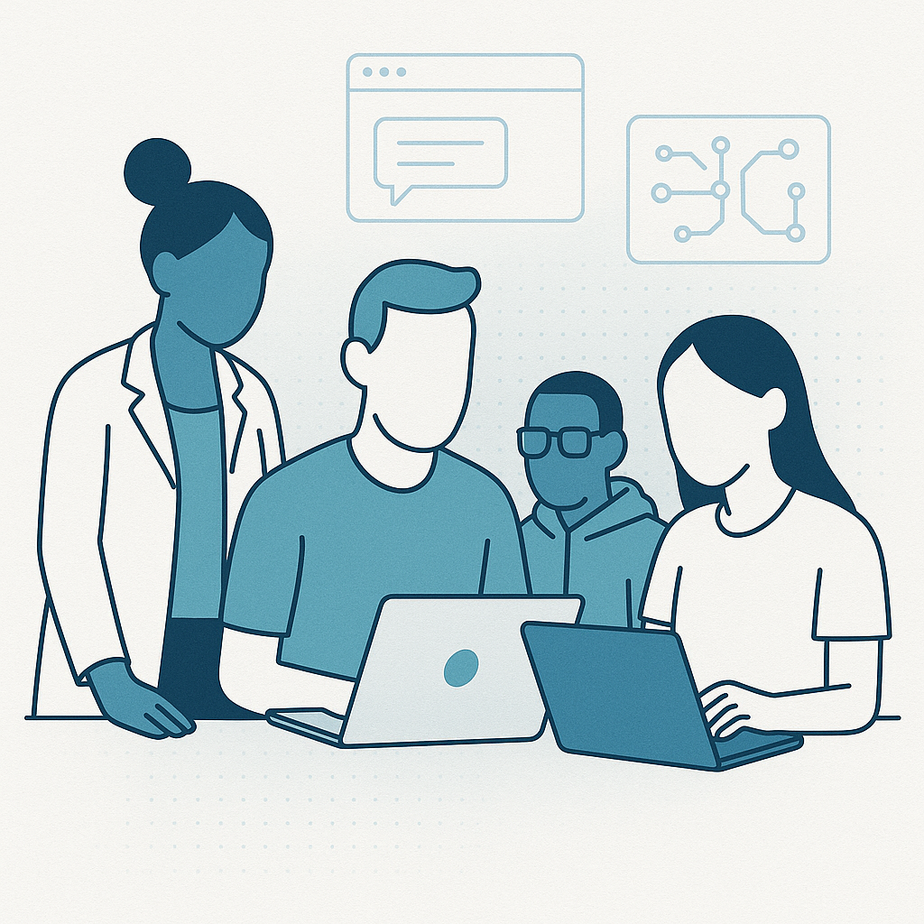 image of ai software in healthcare action