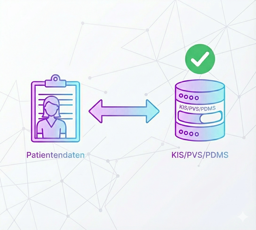 Ärztin prüft und übernimmt KI-generierte Dokumentation in bestehende Systeme