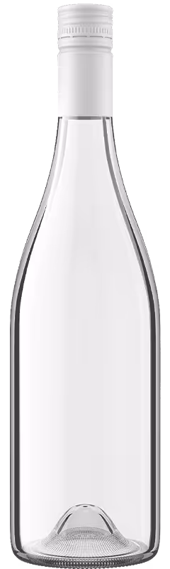 Straight Stock Burgundy with screwcap — Burgundy bottle render