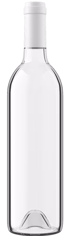 Straight Stock Claret with shrink capsule — Bordeaux bottle render