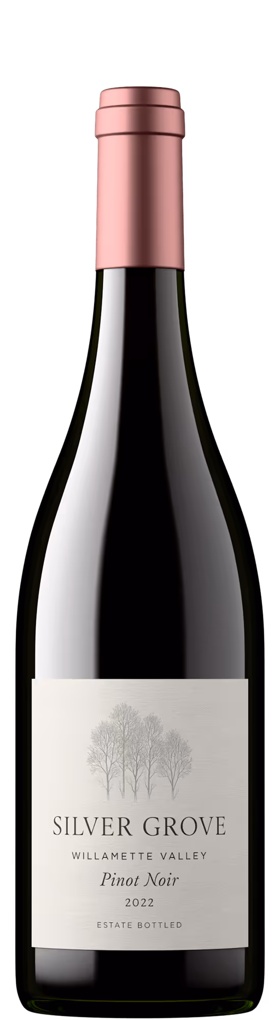 Beautiful bottle shot of a Pinot Noir from Willamette Valley (Oregon)