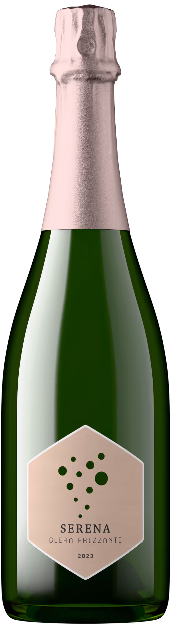 bottle knockout by Outshinery Lite of an Italian Frizzante