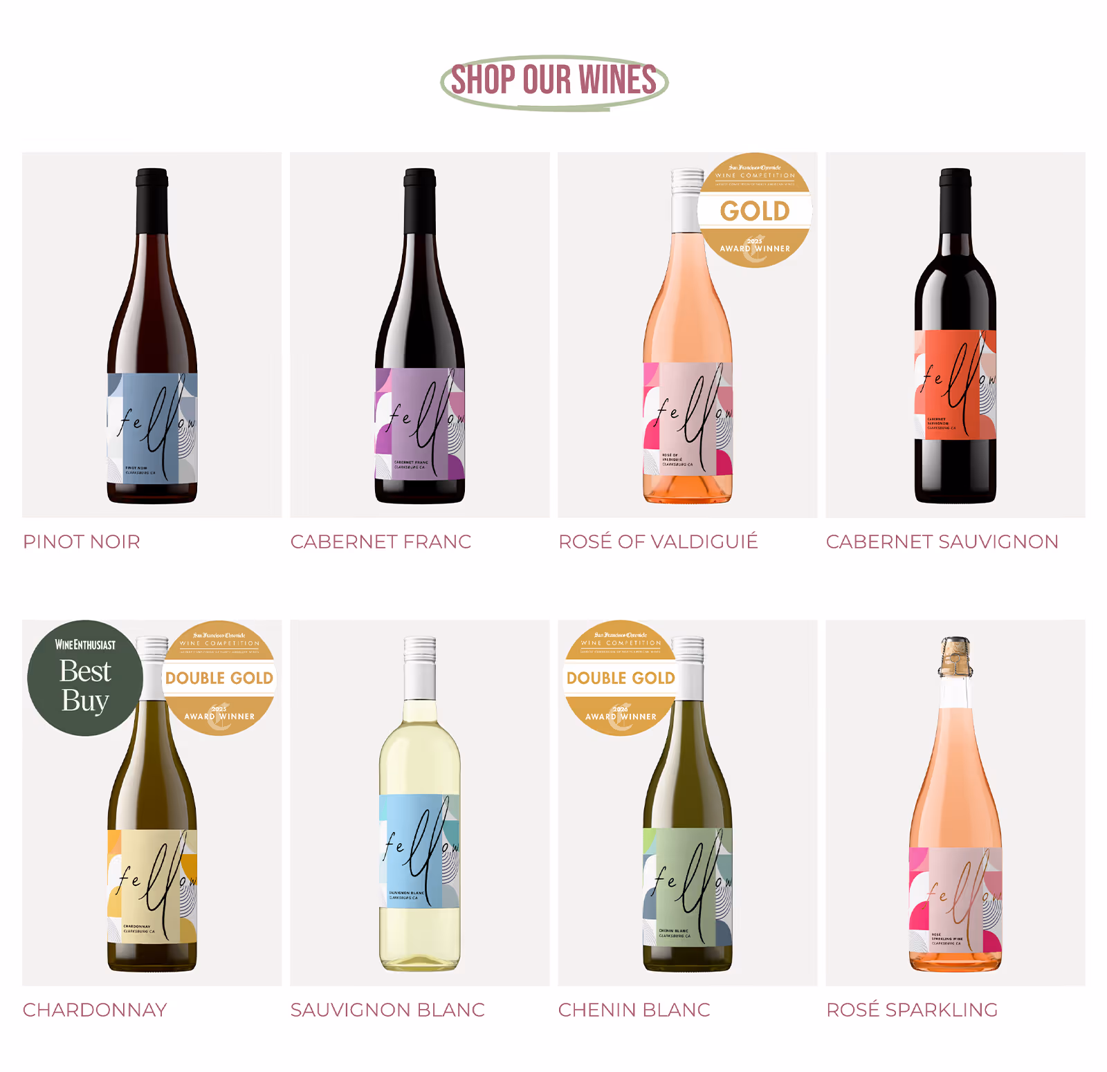 Fellow Wines bottle shots created with Outshinery Lite