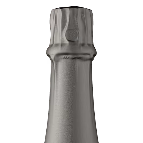 Sparkling foil antique pewter tin capsule finish for wine bottle customization in Outshinery Lite