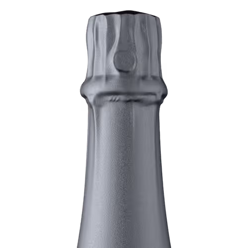 Sparkling foil pewter tin capsule finish for wine bottle customization in Outshinery Lite