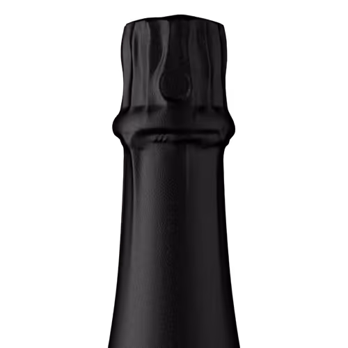 Sparkling foil black tin capsule finish for wine bottle customization in Outshinery Lite