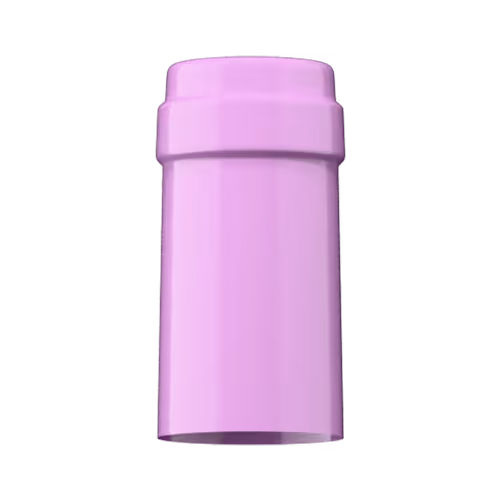 Glossy light lilac PVC capsule finish for wine bottle customization in Outshinery Lite