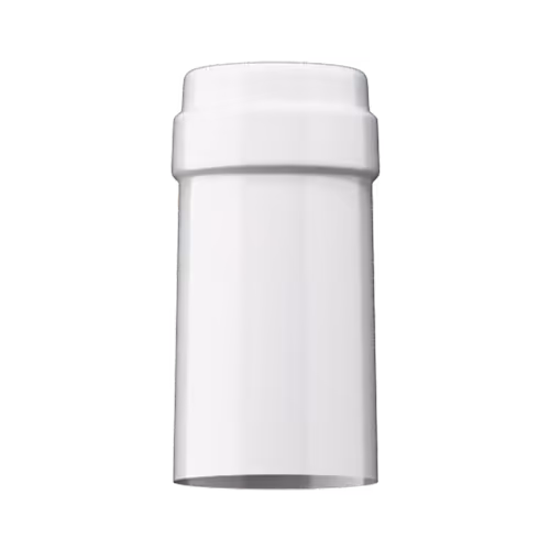 Glossy white PVC capsule finish for wine bottle customization in Outshinery Lite