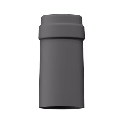 Matte dark gray tin capsule finish for wine bottle customization in Outshinery Lite