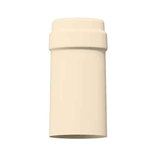 Matte cream tin capsule finish for wine bottle customization in Outshinery Lite