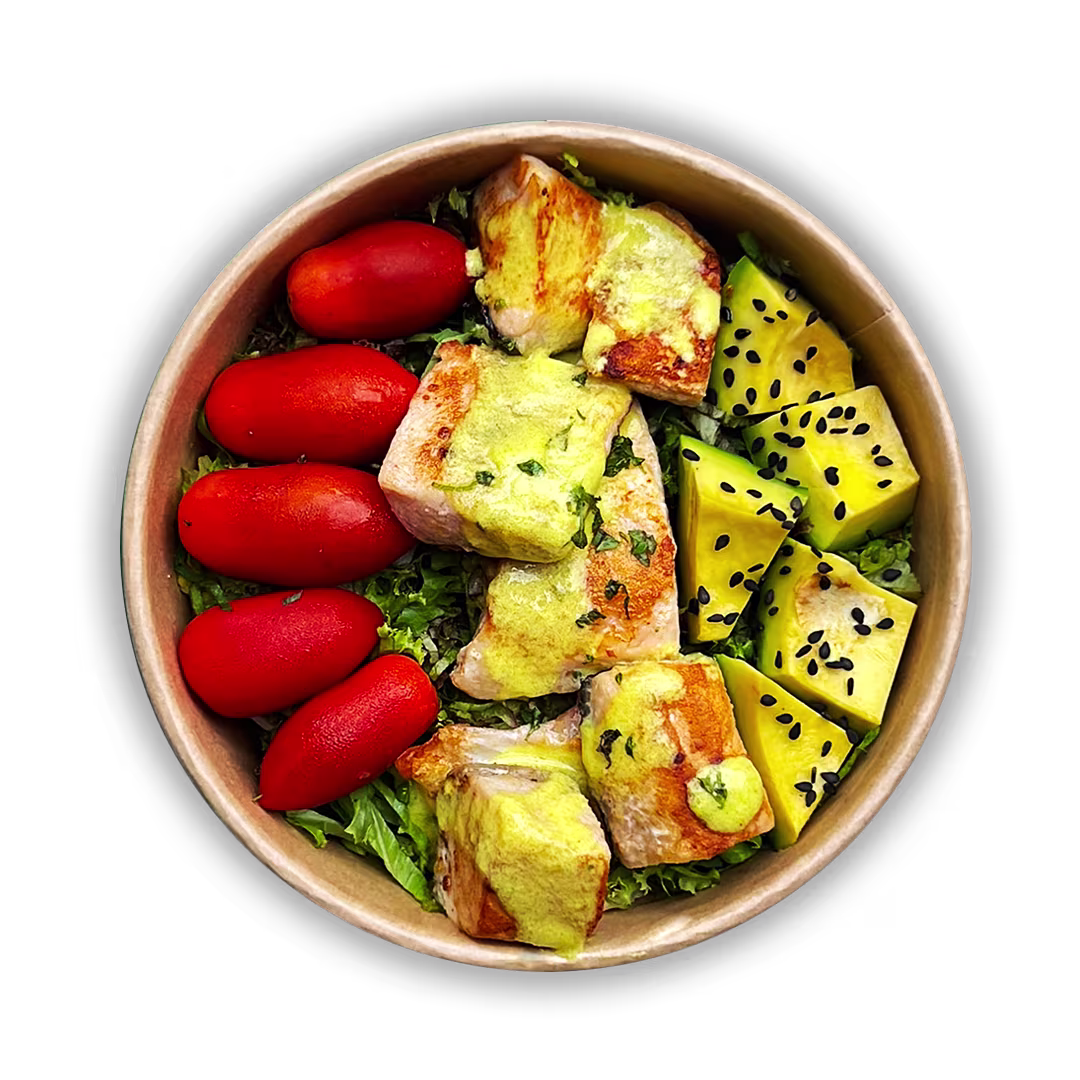 Salmón Mostaza Cilantro