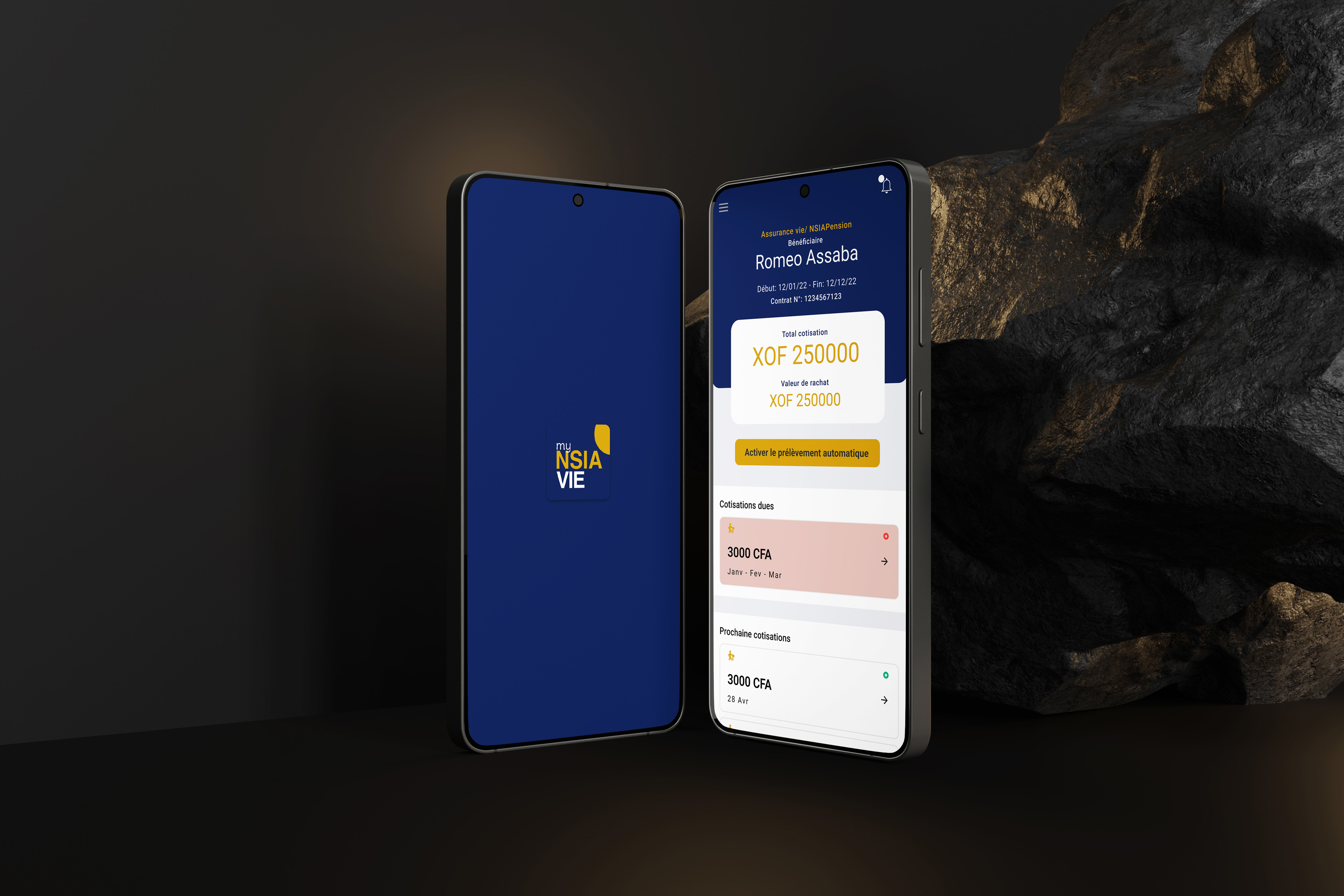image UX/UI project marsStudio  insurance project