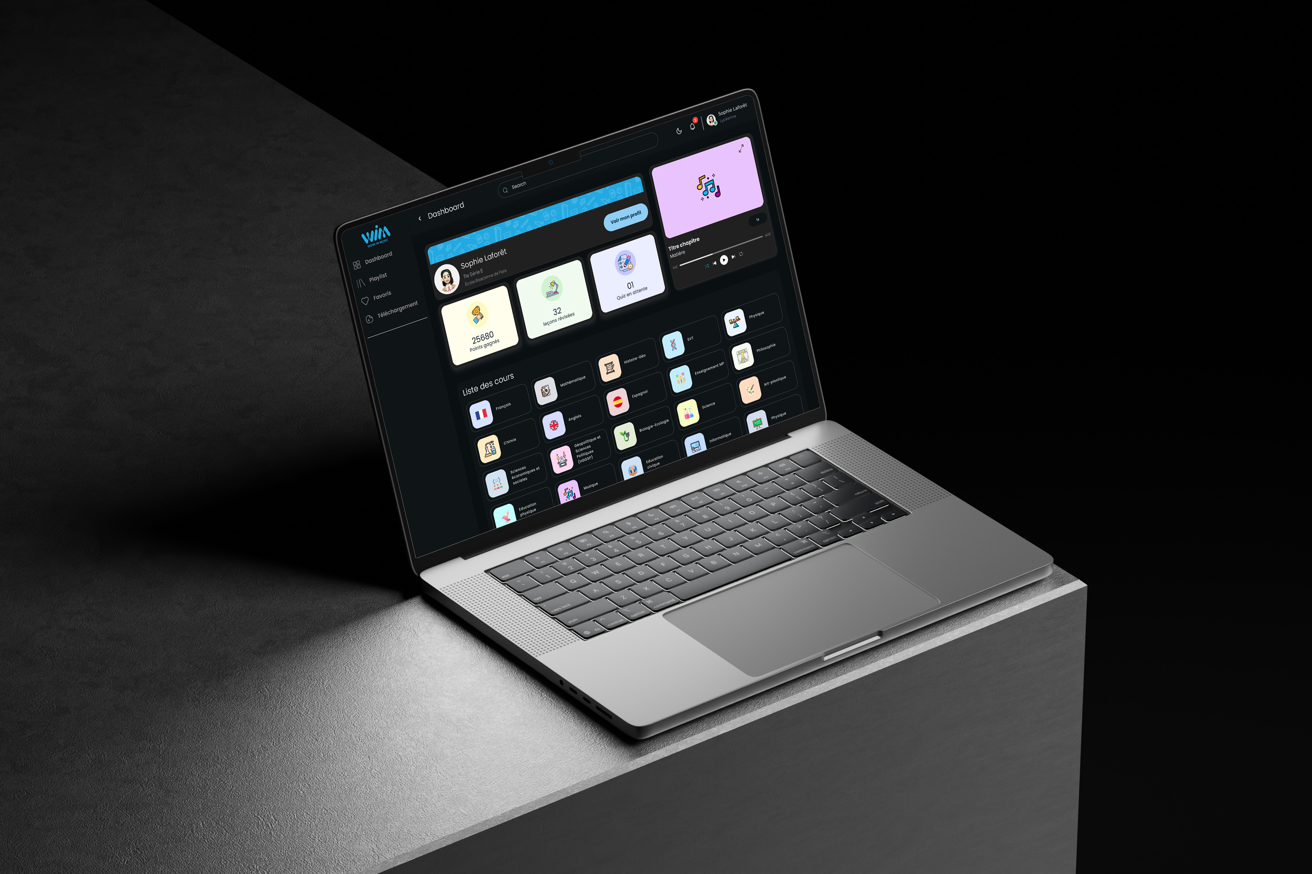 marsStudio WIM project UI/UX Web App