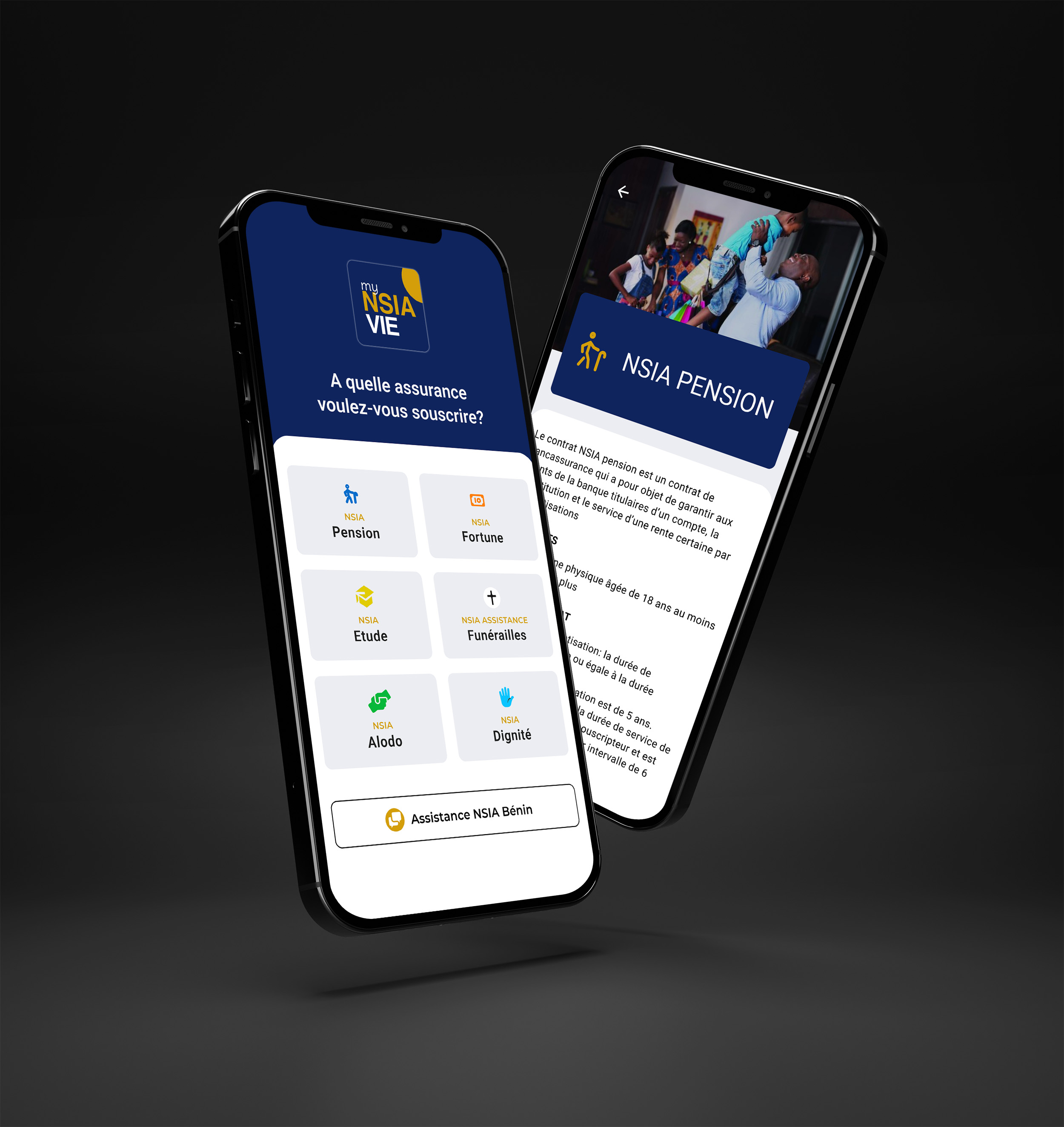 image UX/UI project marsStudio  insurance project