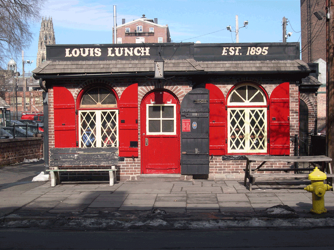 Louis'lunch New Haven burger