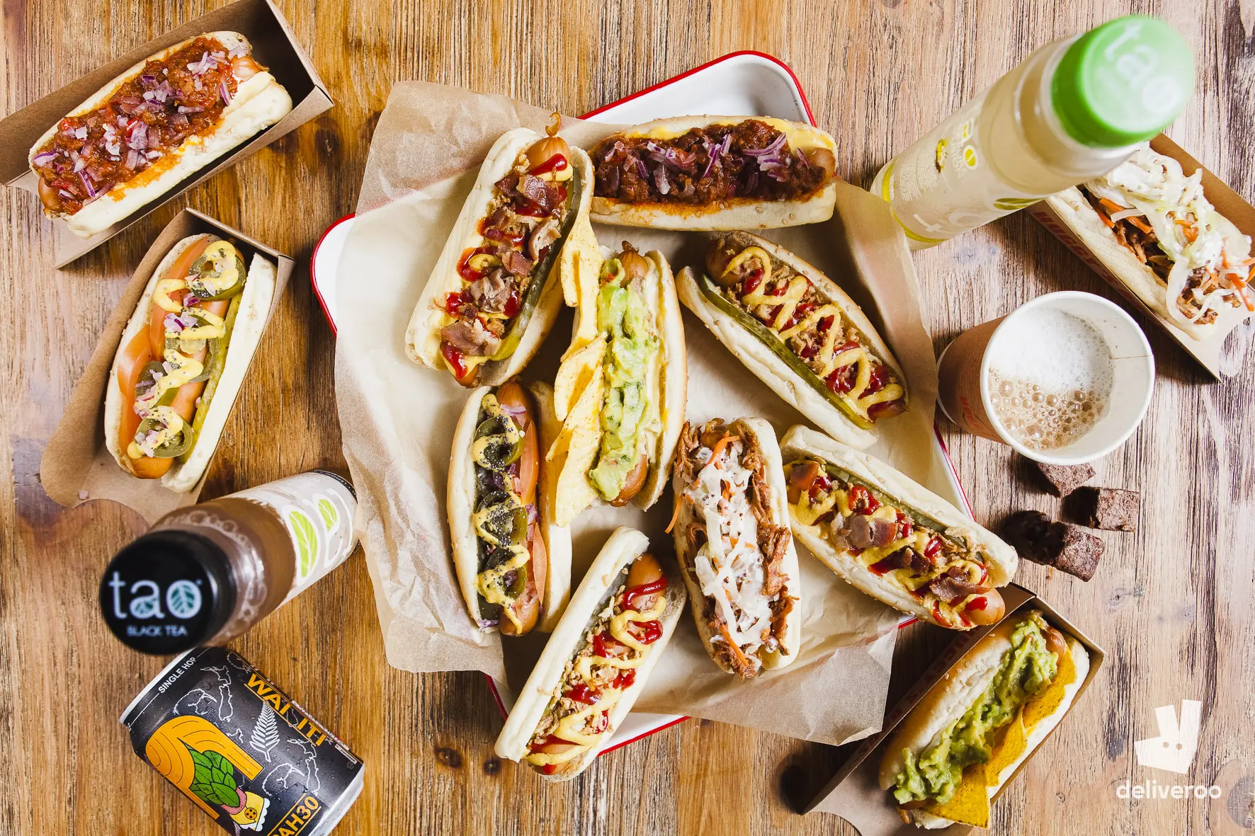 plateau Huggy's bar hot dog