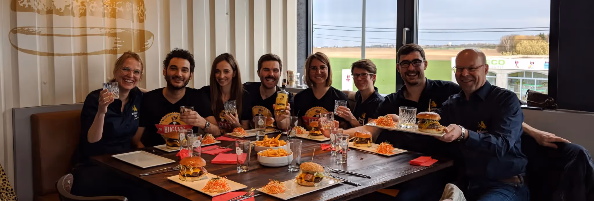 Lunch équipe Belgian Owl et The Huggy's bar