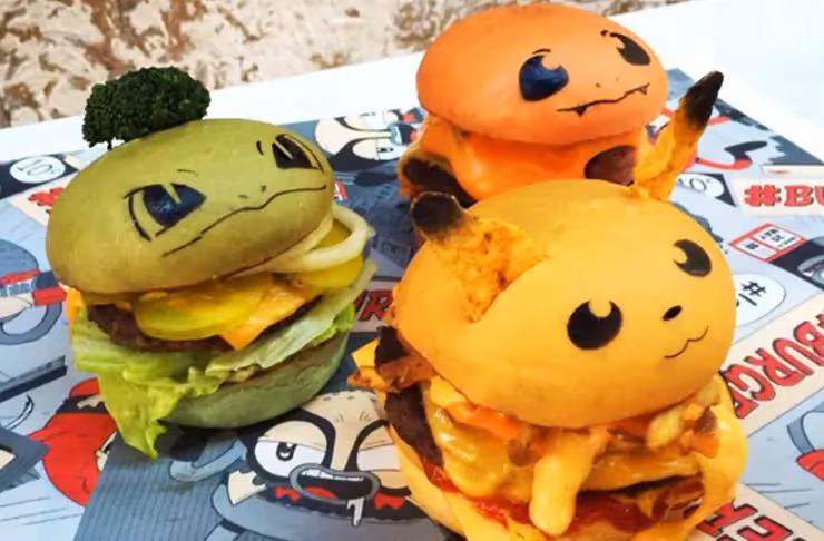 Burger pokemon huggy's bar