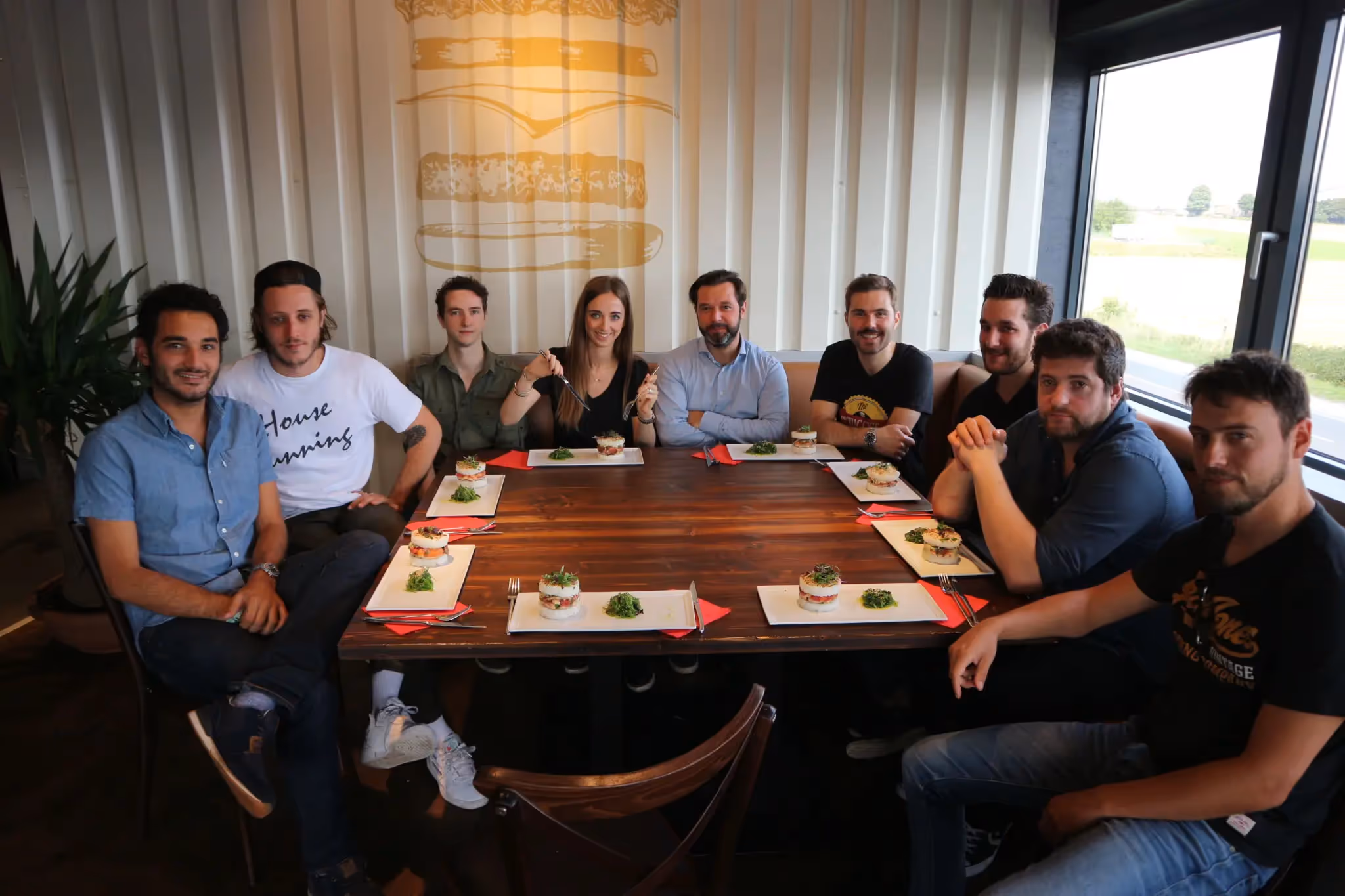 équipe Huggy's bar et Attrap'Sushi