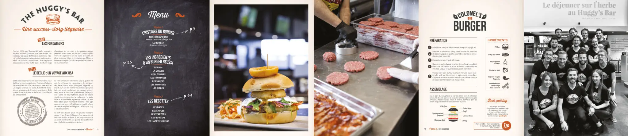 Photo d'images du livre recette burger THBOOK