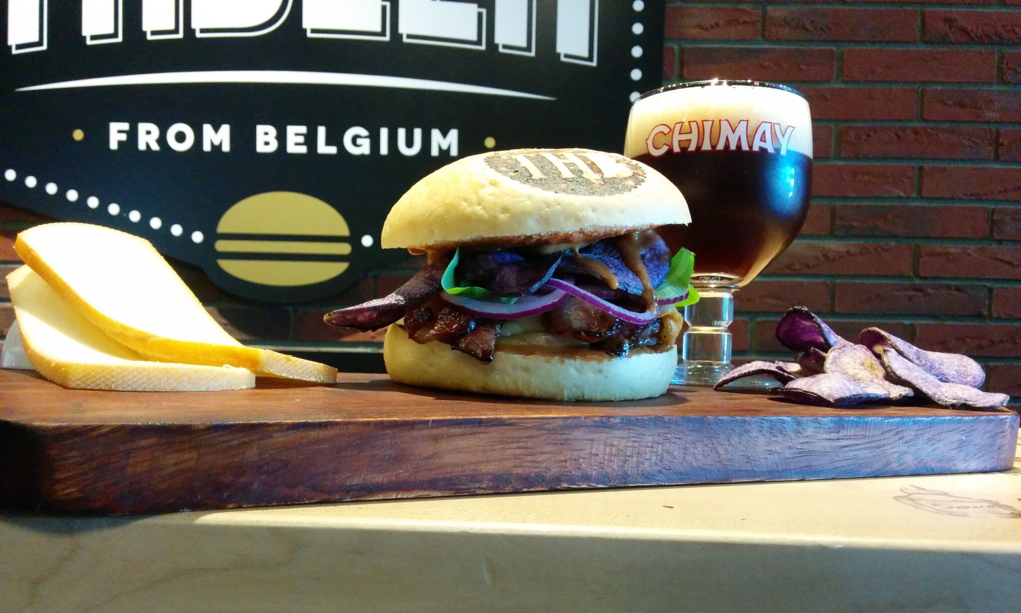 « Chimay Bleue » Burger