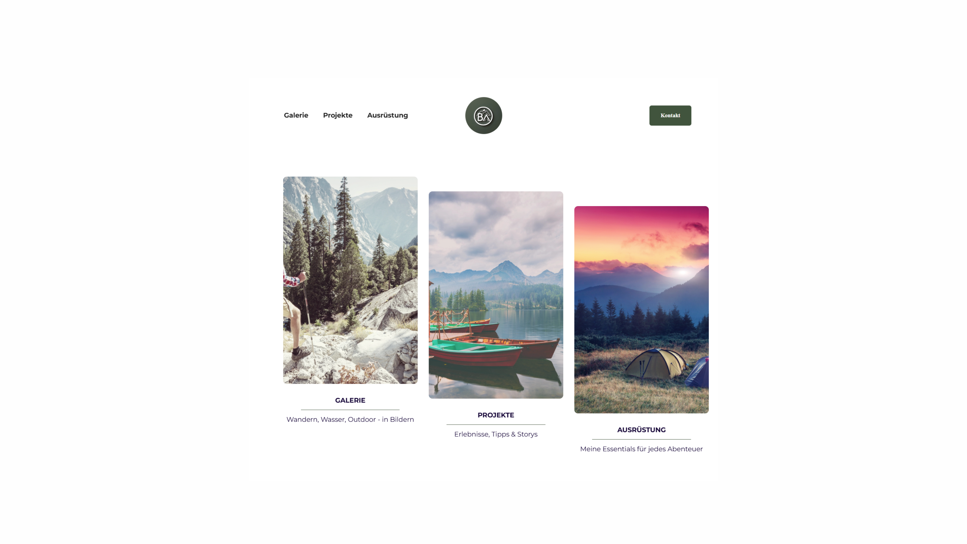 Deine Website entsteht