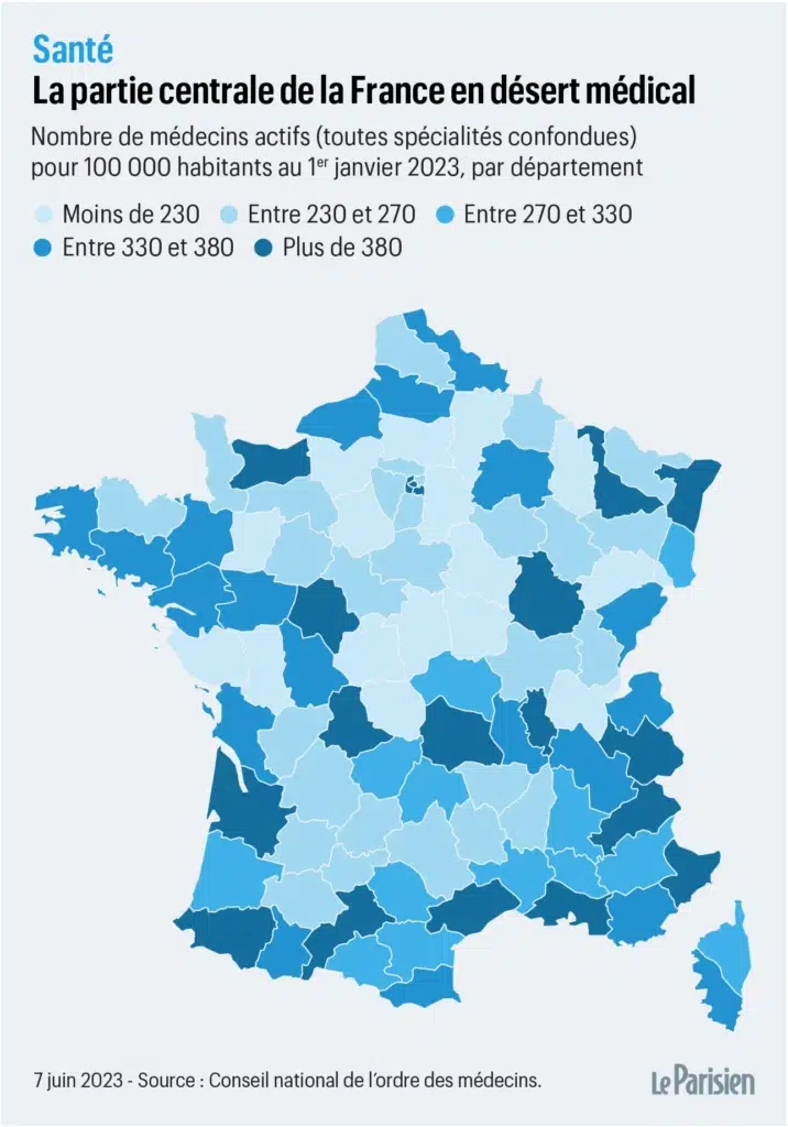 densite installation en liberale choix du lieu d'exercice