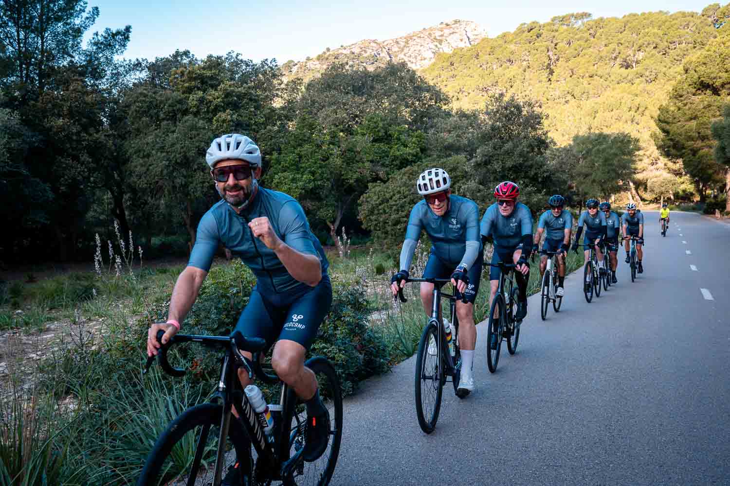 Cyclists peloton
