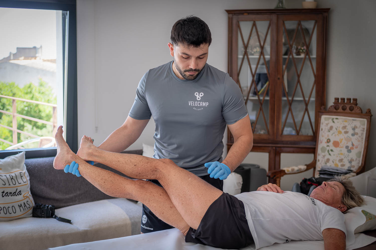 Velocamp post ride massage