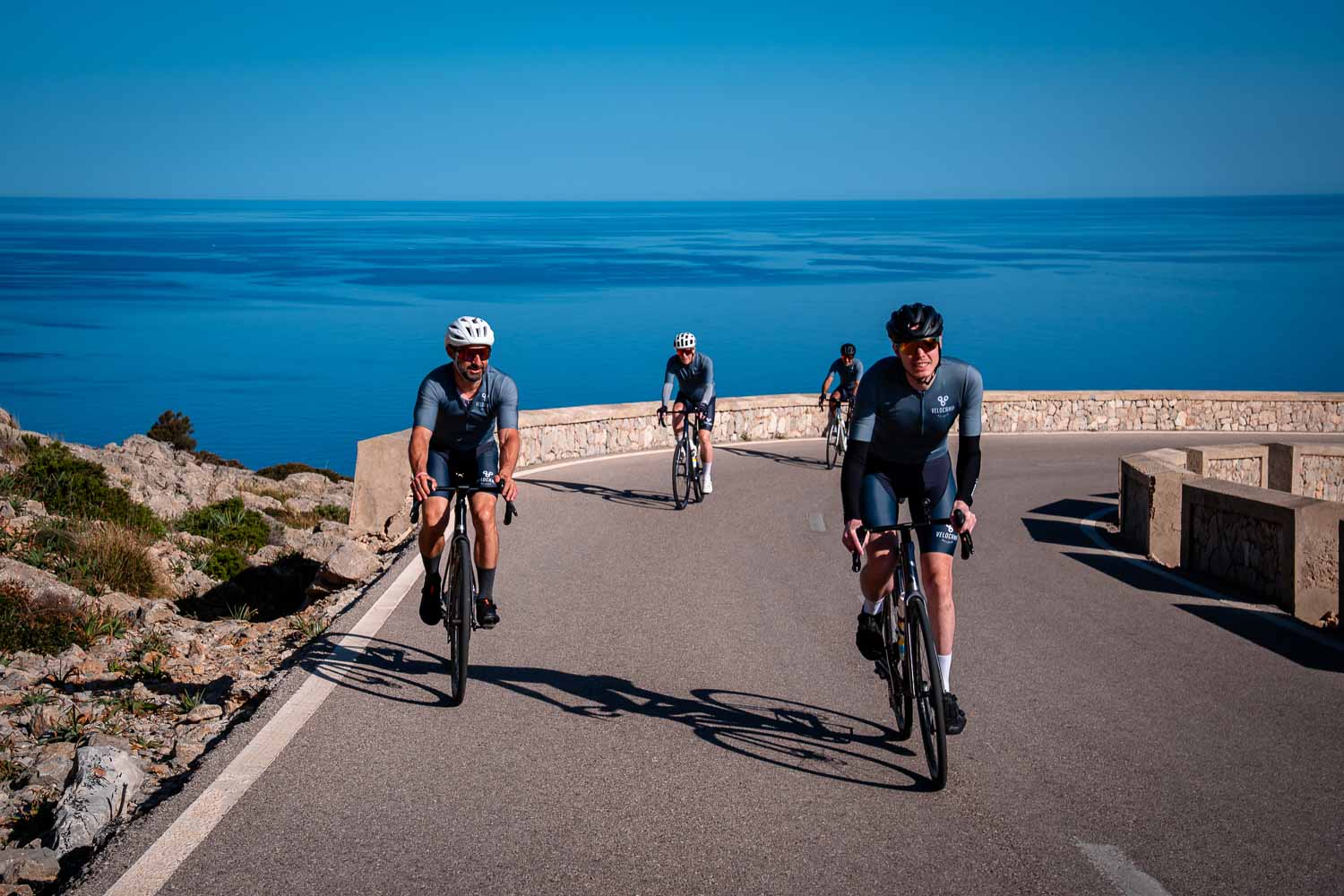 Leaving Formentor with ocean behind