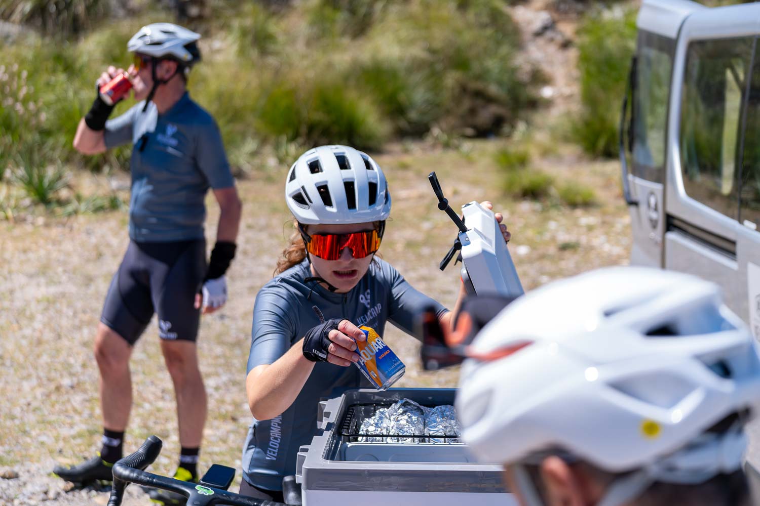 Velocamp guest in cold cooler