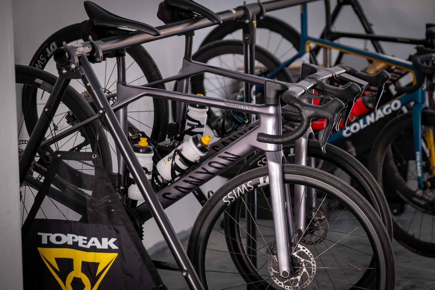 Close up of bikes at Velocamp villa