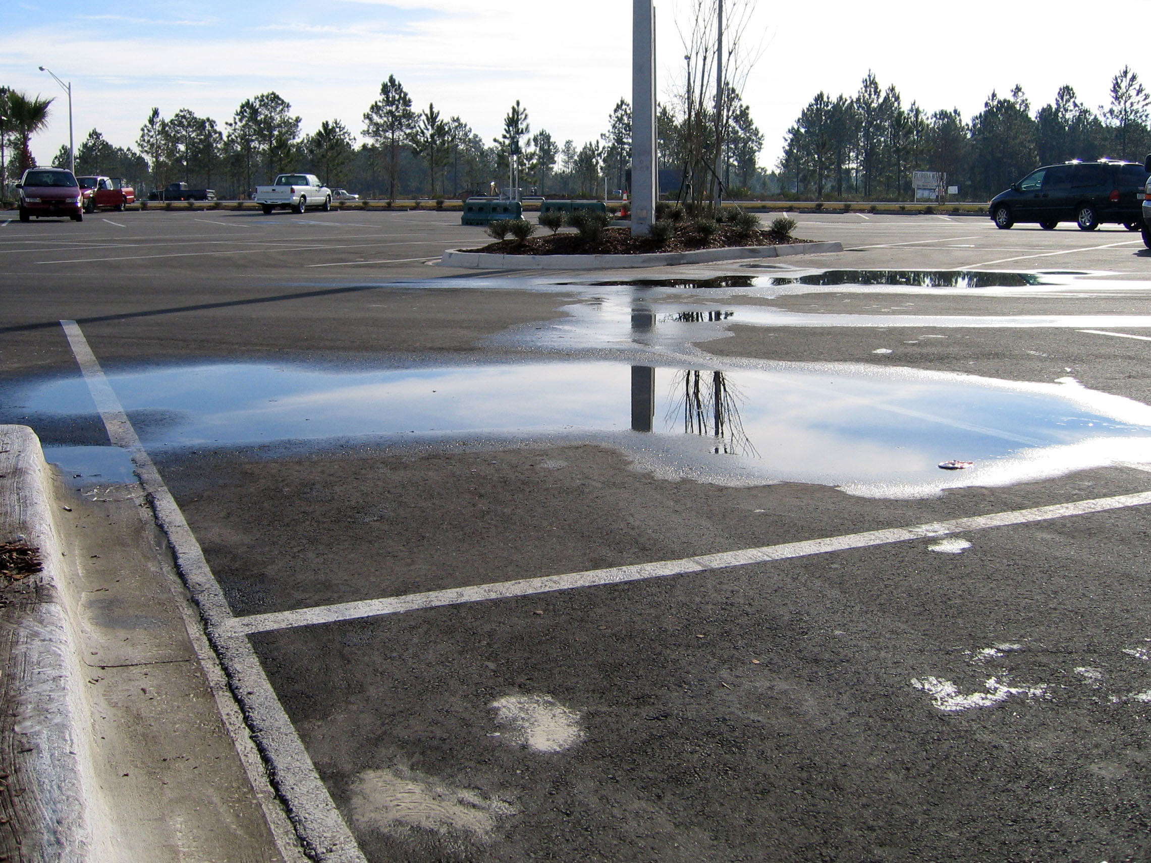 Grade Depressions (bird baths)