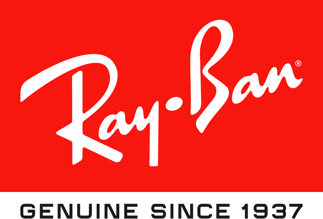 Ray ban red logo