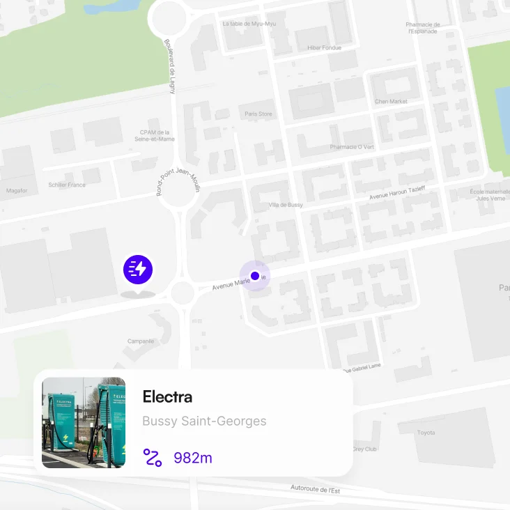 Trouver votre borne de recharge avec Oriway