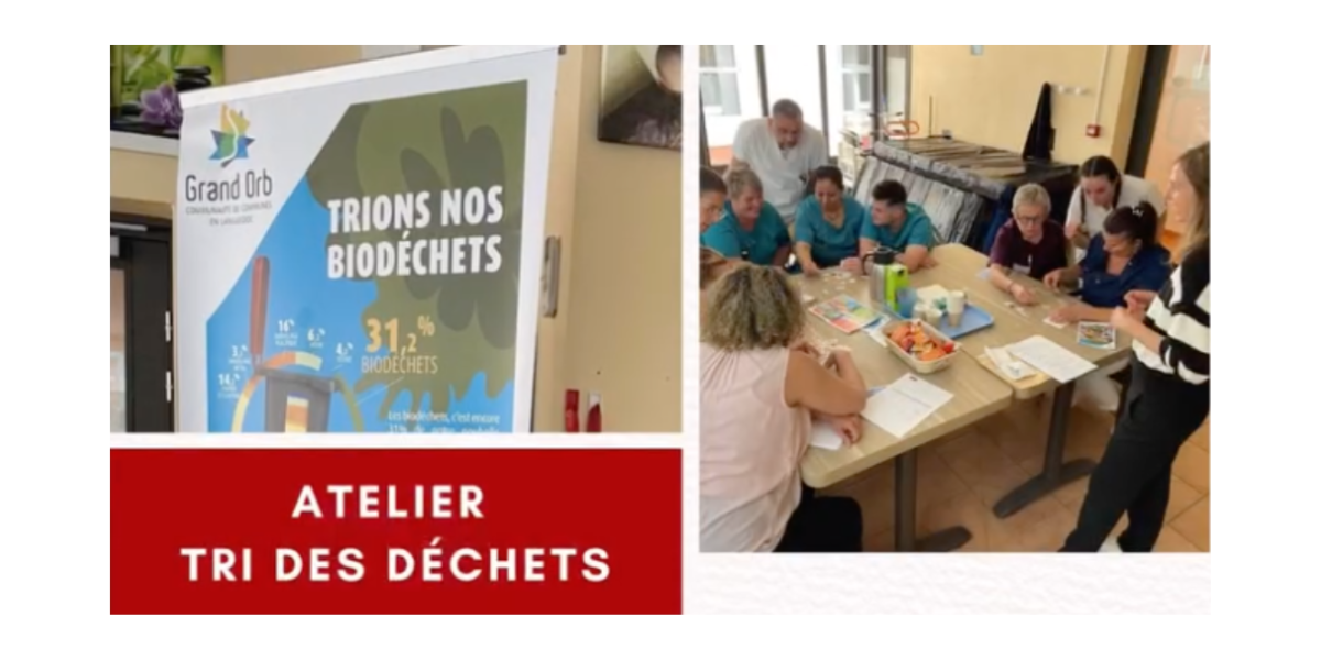 Atelier tri des déchets au SMR Le Colombier : un engagement pour un environnement durable