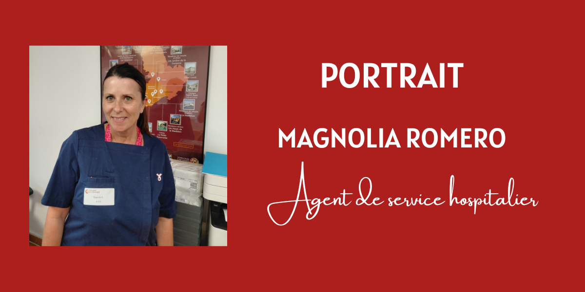 À la rencontre de Magnolia Romero, agent de service hospitalier au SMR Le Colombier