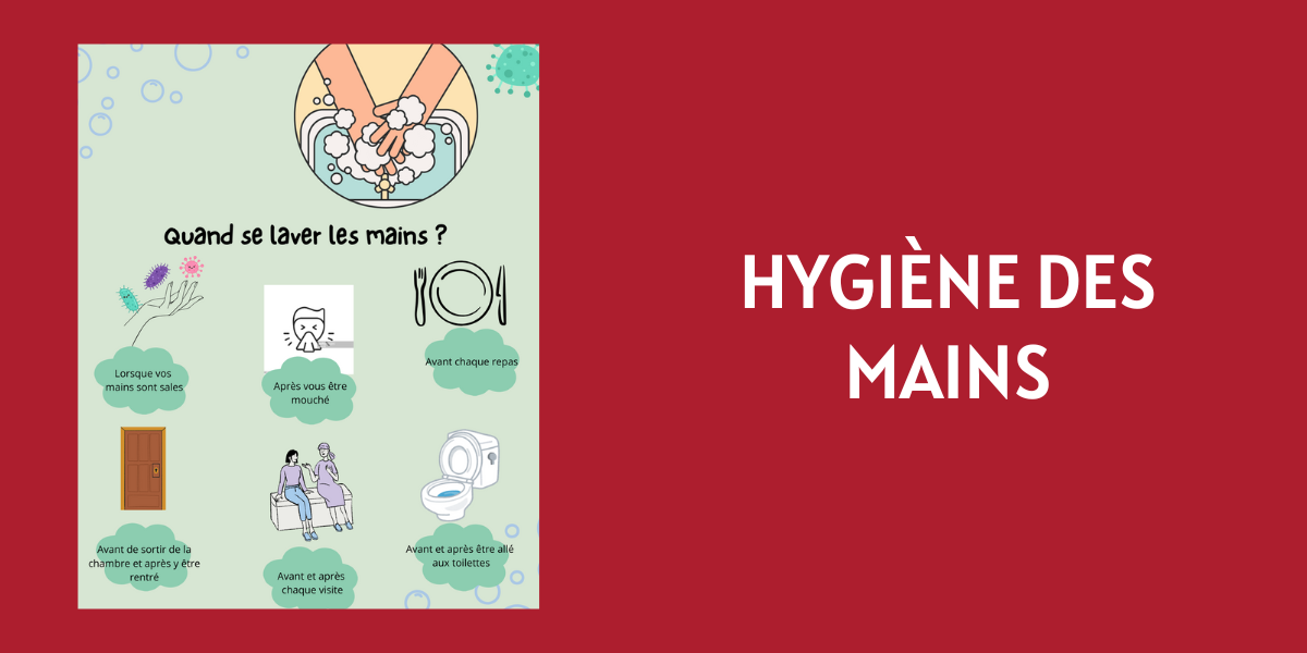 Sensibilisation à l’hygiène des mains au SMR Le Colombier